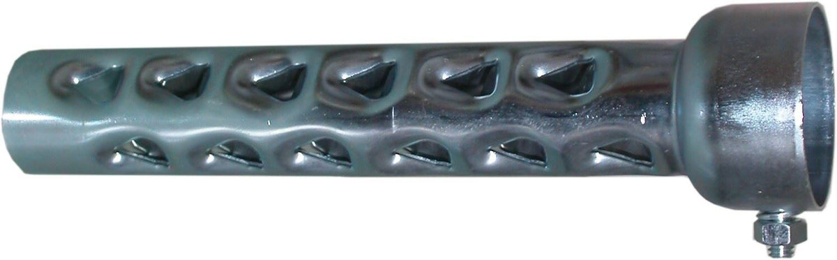 Uni. Baffle 47mm & 8"Long Not Chrome (Each)