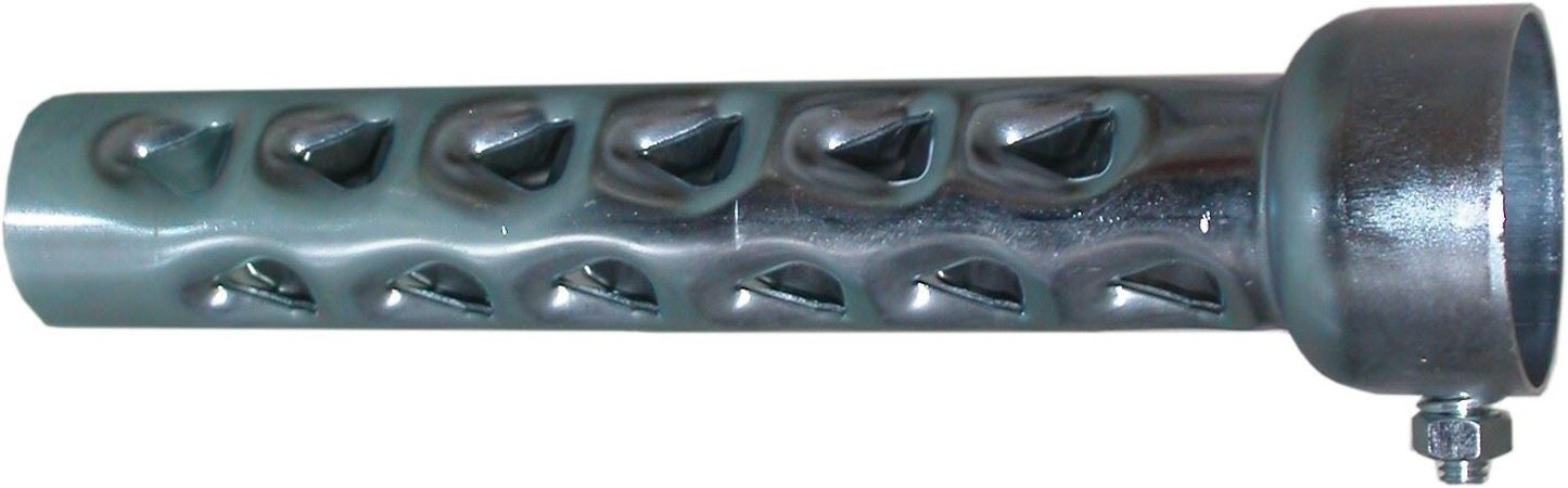 Uni. Baffle 47mm & 8"Long Not Chrome (Each)