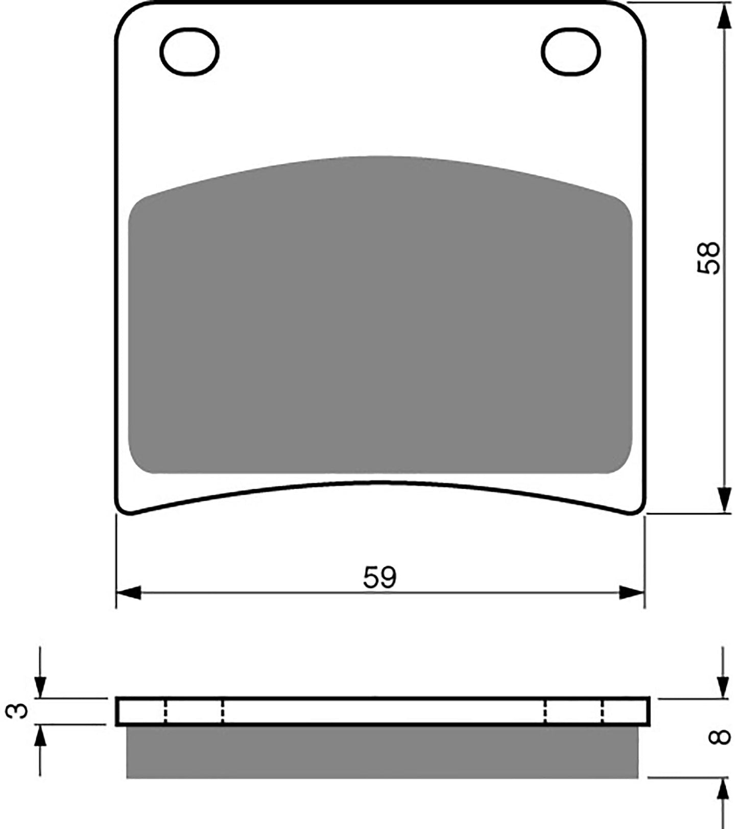 Goldfren Brake Pads S33-027, VD345, FA146, FDB569, SBS620