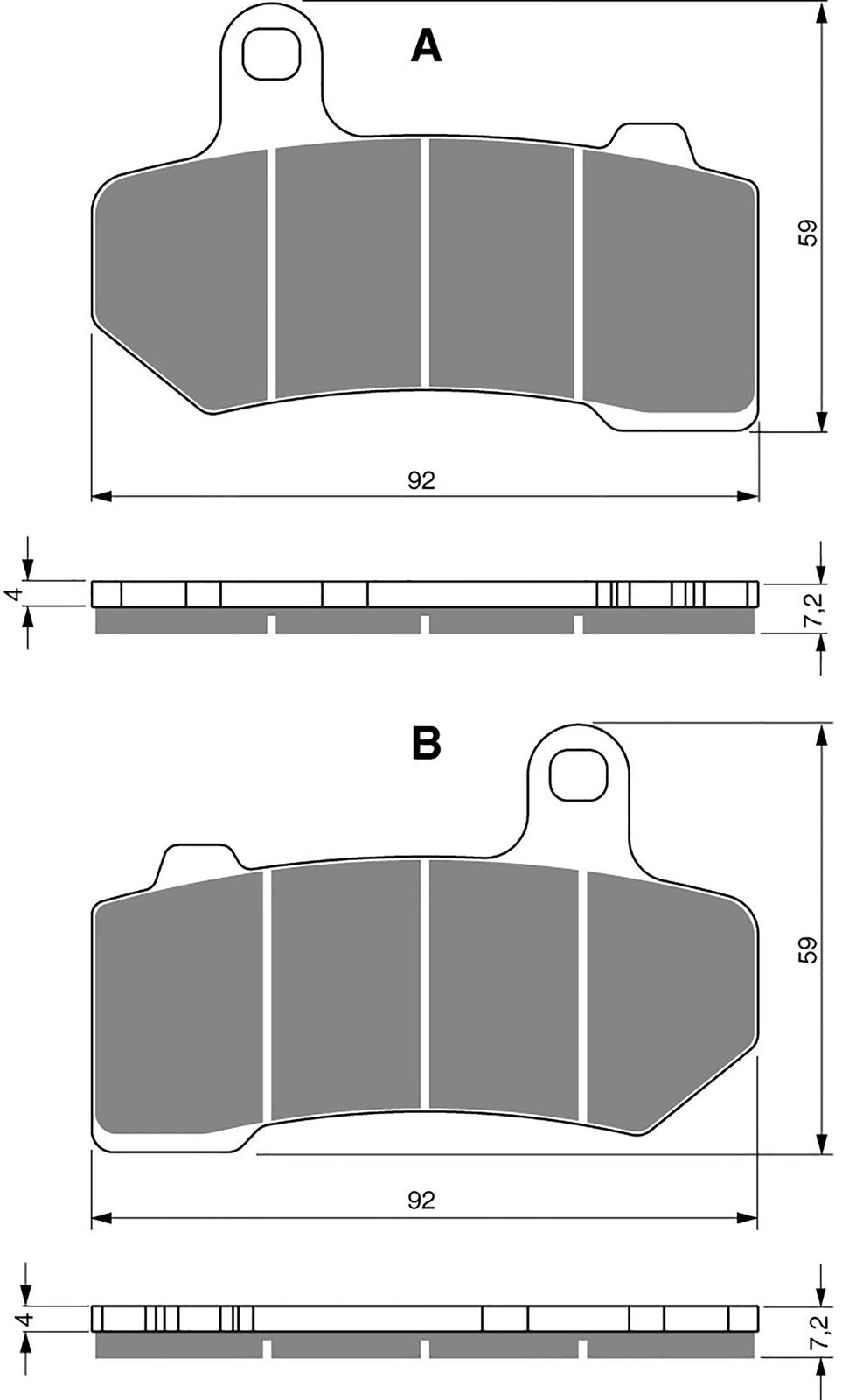 Goldfren Brake Pads S33-271, FA409, VD9025, SBS962