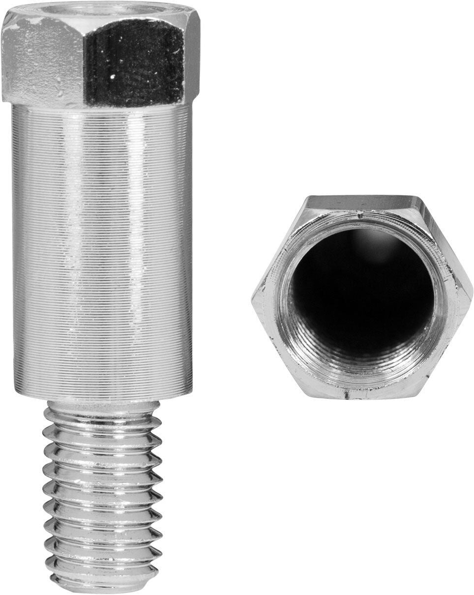 Mirror Adaptor Chrome 10mm Internal Thread to 8mm External Thread