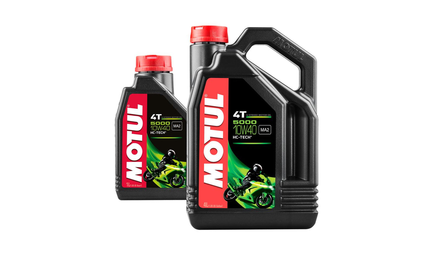 Motul 5000 10w40 4T Semi Synthetic 1 litres YELLOW LABEL