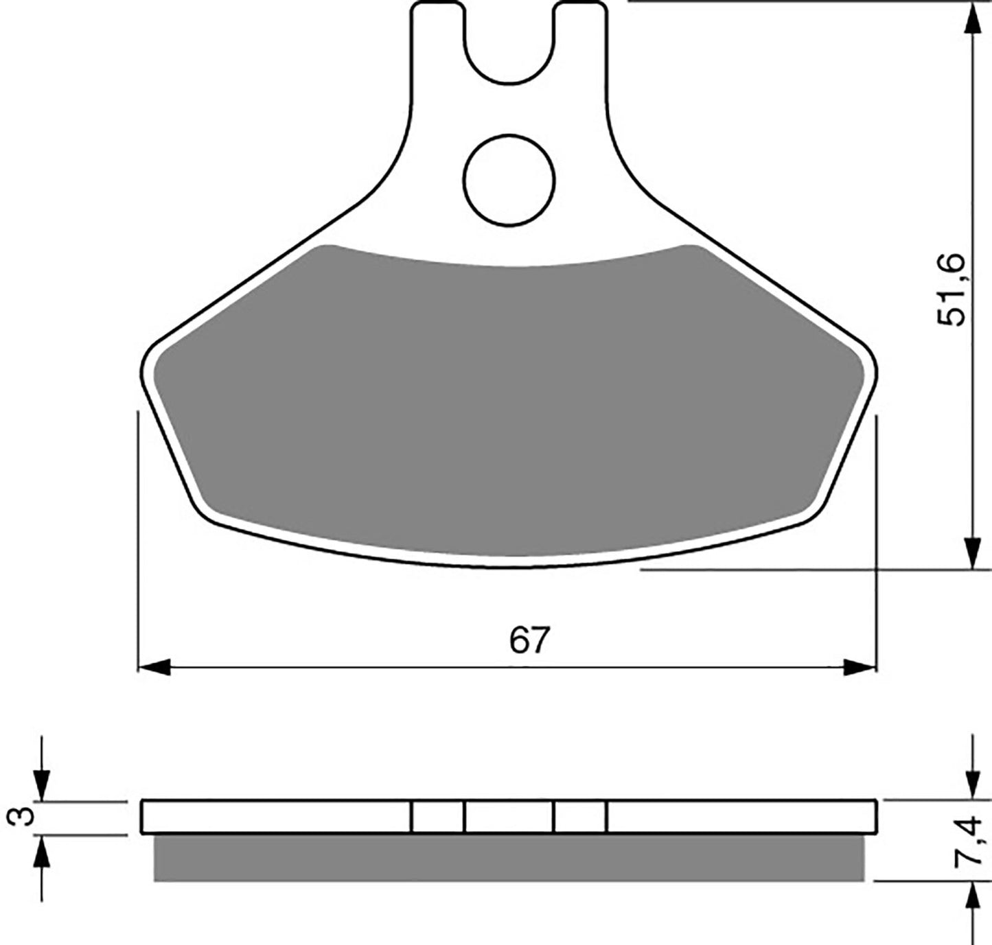 Goldfren Brake Pads S33-291, FA468, DP991