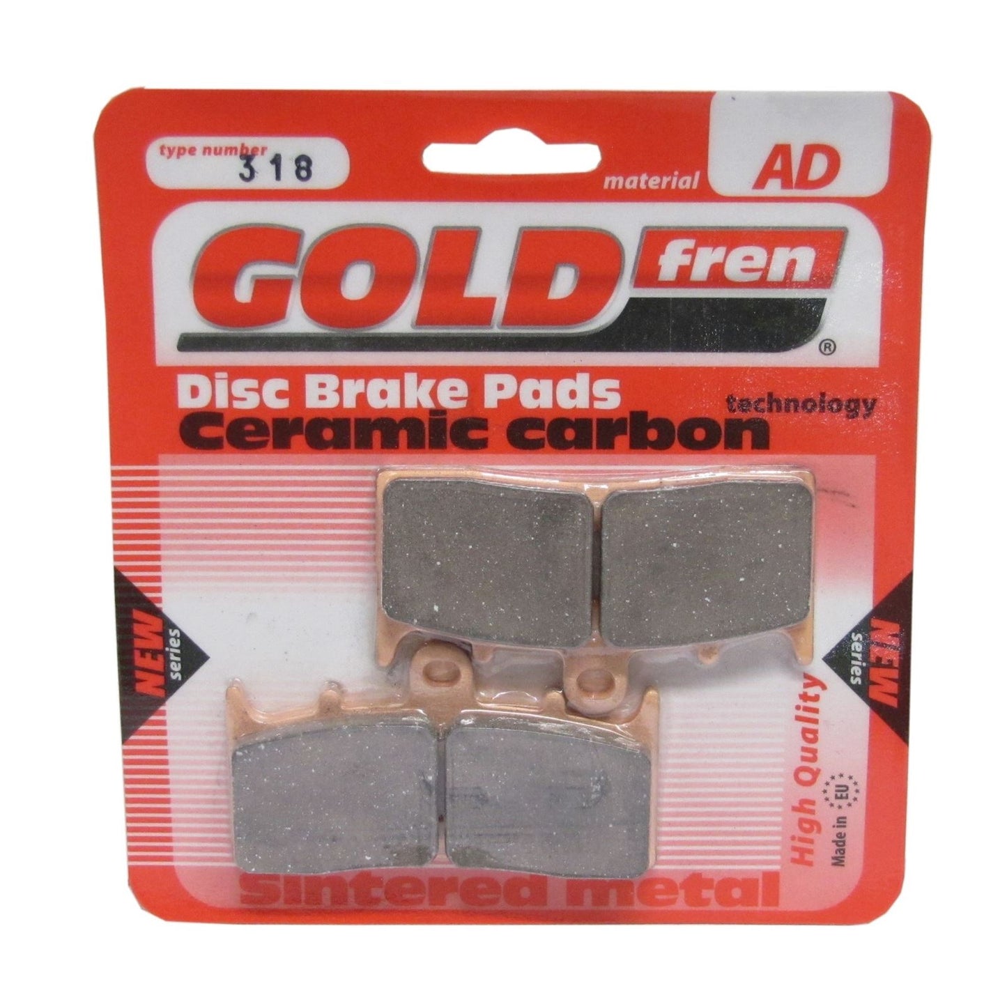 Goldfren Brake Pads AD318, FA613 as fitted to BMW K1600GT, GT-SE