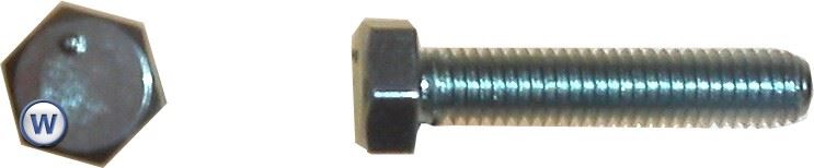 Bolts Hexagon 6mm x 35mm(10mm Spanner Size)(Pitch 1.00mm) Per 20