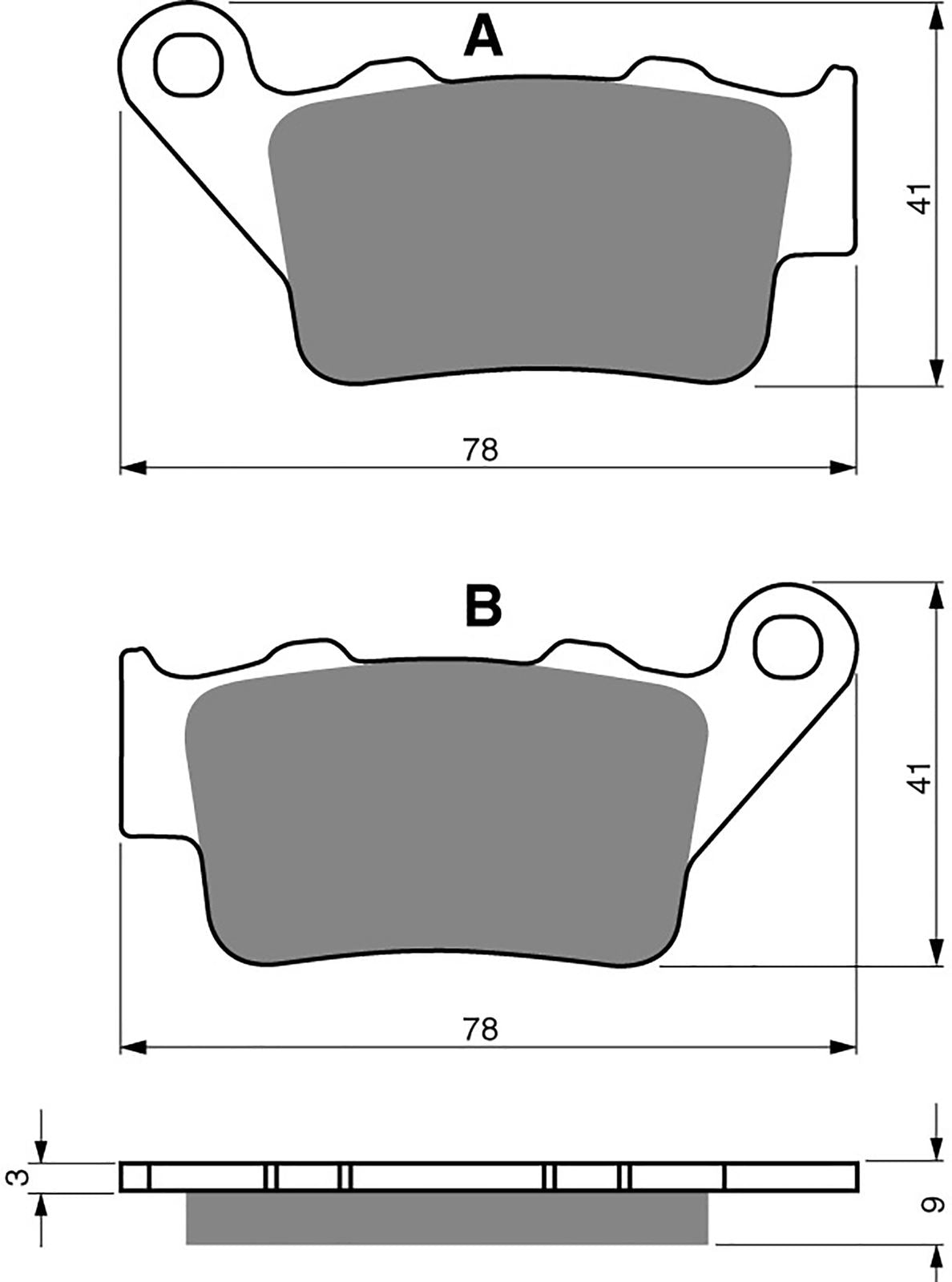 Goldfren Brake Pads AD023, VD953, FA208, FA213, FDB2019