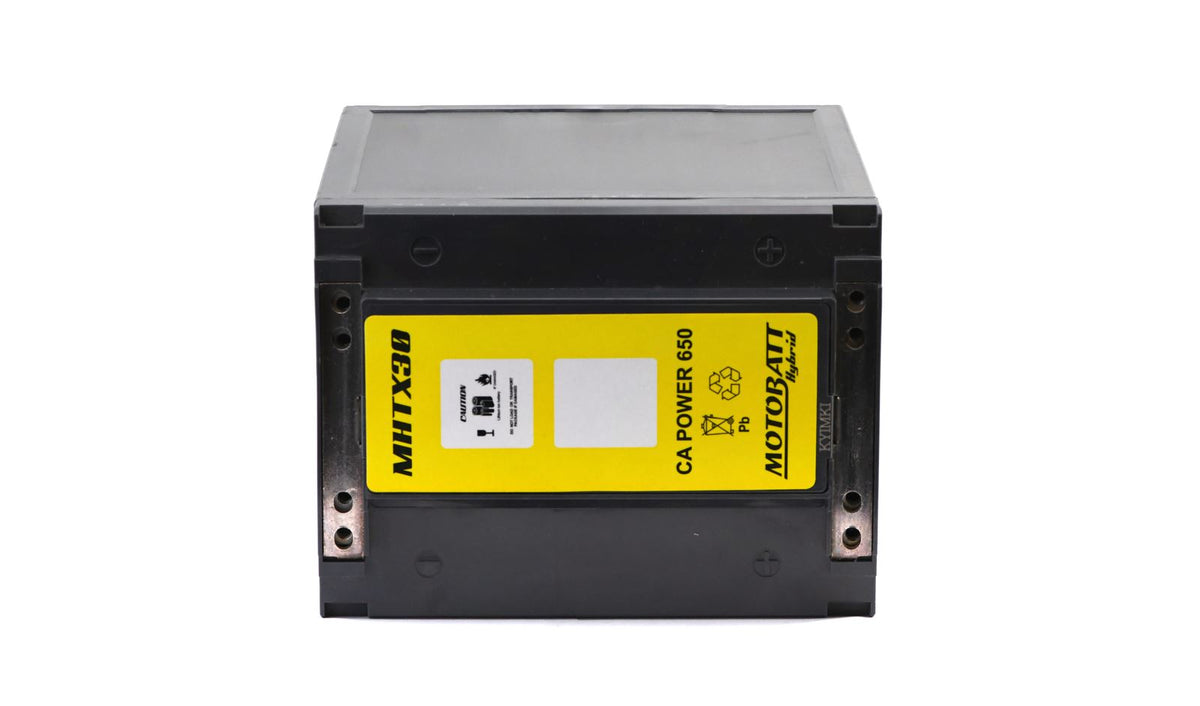 Motobatt Hybrid Battery MHTX30 Lithium, Lead Acid Hybrid 12v CA:650A L:166xH:175xW:126