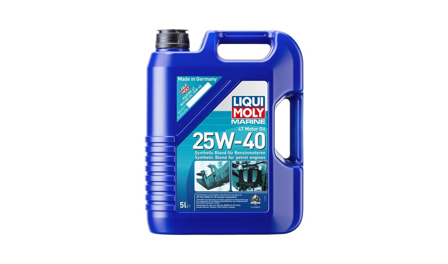 Liqui Moly 4T Marine 25w40 Synthetic Technology Oil 5 Litres