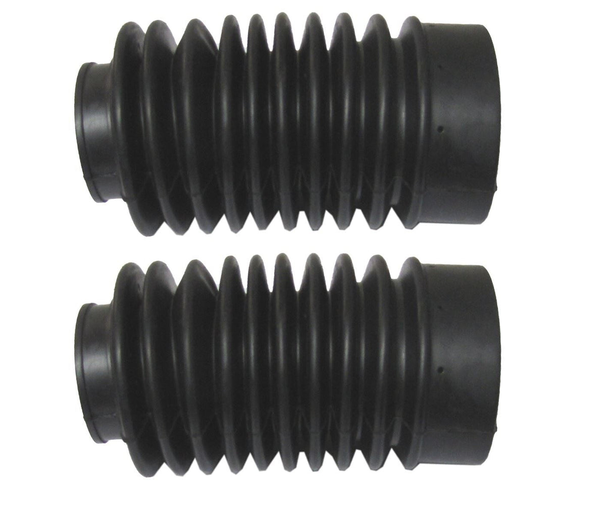 Fork Gaitors British Black 160mm Long Top 42mm Bottom 62mm (Pair)