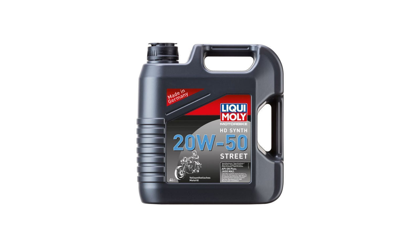 Liqui Moly 4T Motorbike Harley Davidson 20w50 Fully Synthetic Oil 4 Litres