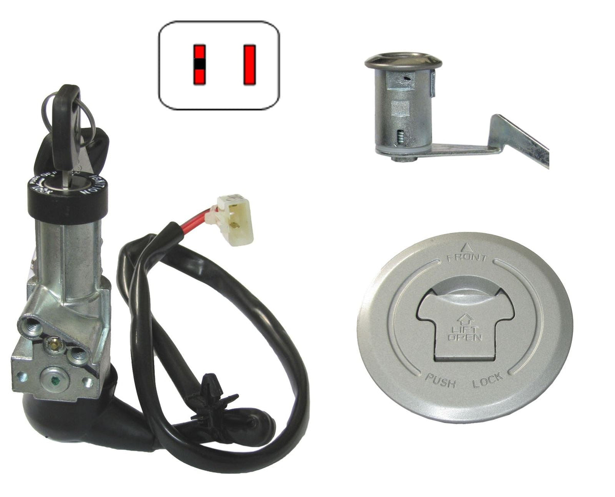 BRAND NEW HONDA CBF 125 IGNITION LOCK SET AND FUEL CAP
