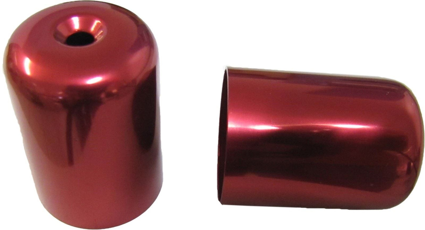 Handlebar Bar End Cover Red For Suzuki GSXR1100K-N (Pair)