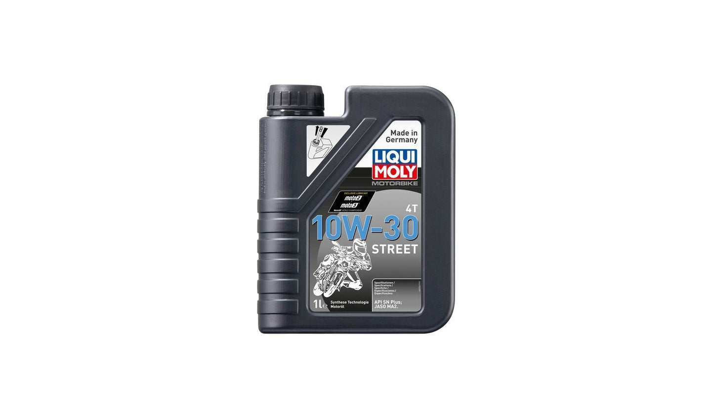 Liqui Moly 4T Motorbike 10w30 Street Synthetic Technology Oil 1 Litre