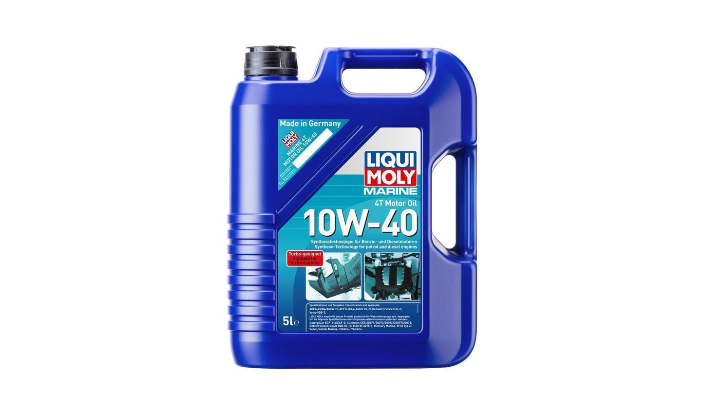 Liqui Moly 4T Marine 10w40 Synthetic Technology Oil 5 Litres