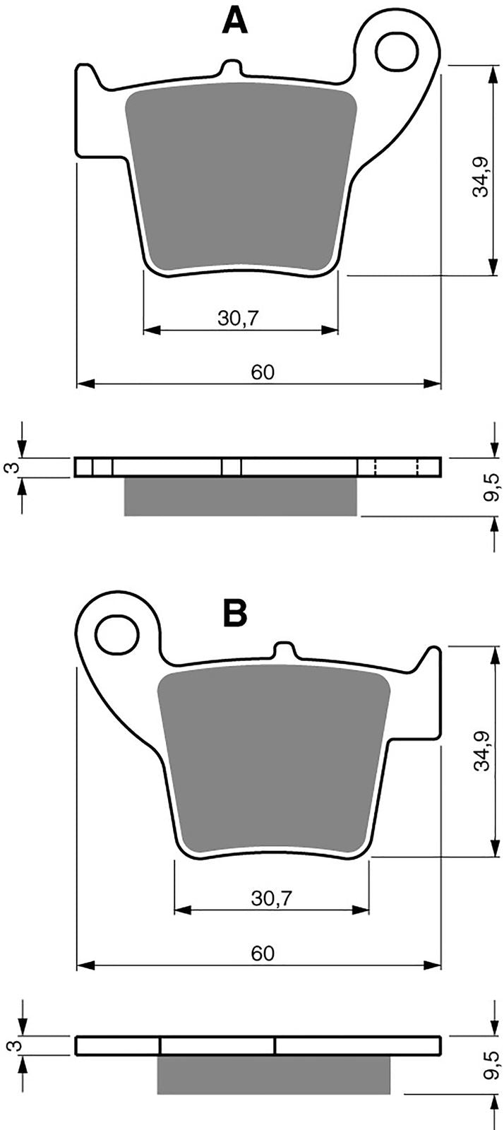 Goldfren Brake Pads S33-176, FA346, VD168, SBS777, FDB2139, DP921