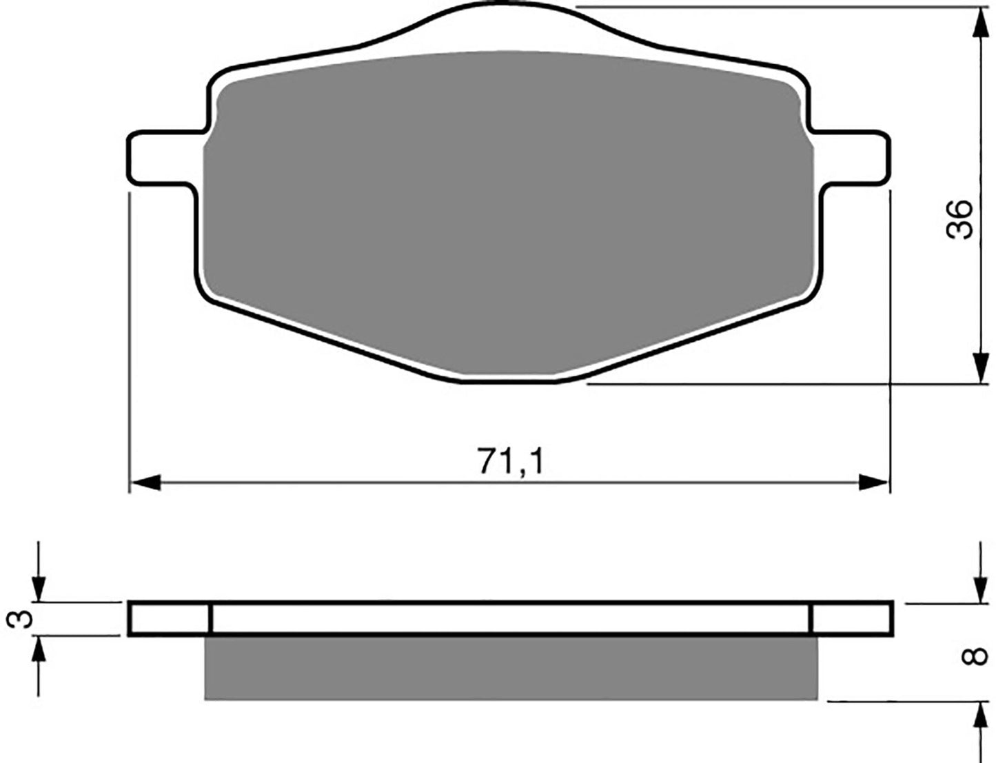 Goldfren Brake Pads AD018, VD329, FA101, FDB383, SBS575, SBS619