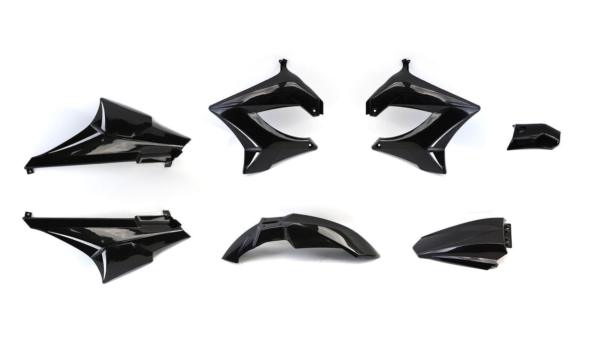 Complete Fairing Kit For Derbi Senda DRD 50 Racing Injection Black 2011-2015
