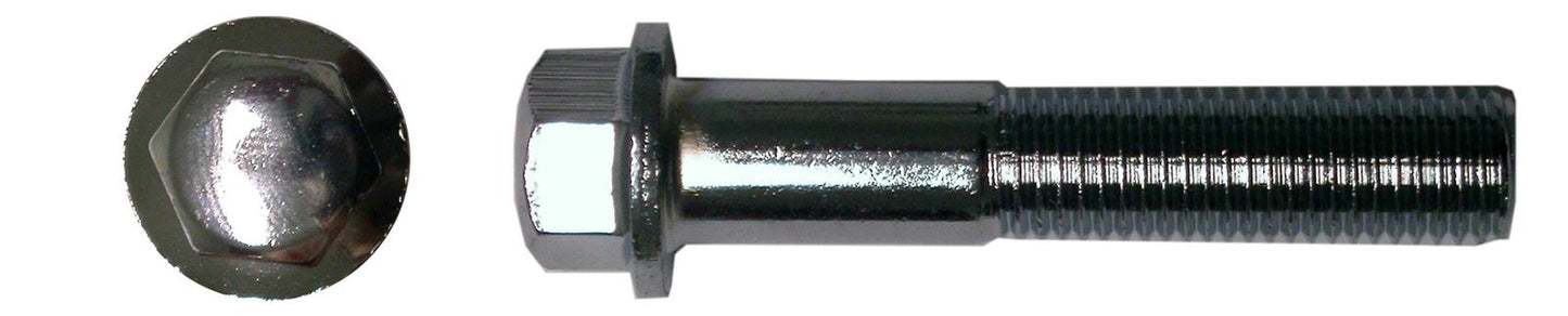 Bolts Chrome Hexagon 10mm x 35mm(12mm Spanner Size)(Pitch 1.25) Per 10