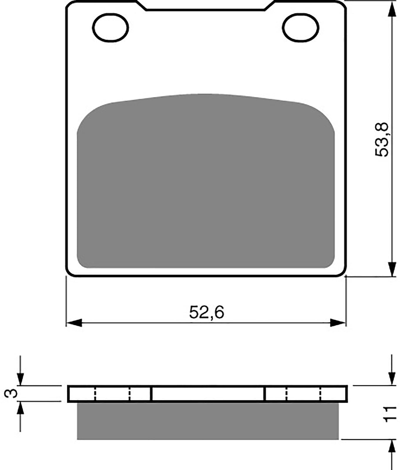 Goldfren Brake Pads S33-068, VD117, FA45, FDB183, SBS526