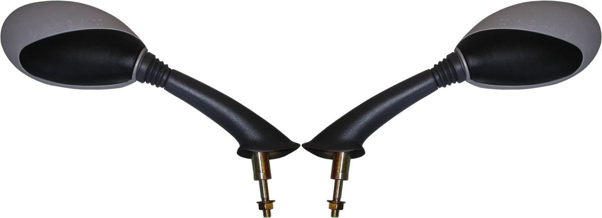 Vespa Vespa ET2 (50cc) (2T) (EU) 1997-2005 Mirrors LH & RH (Black)/Grey) (Pair)