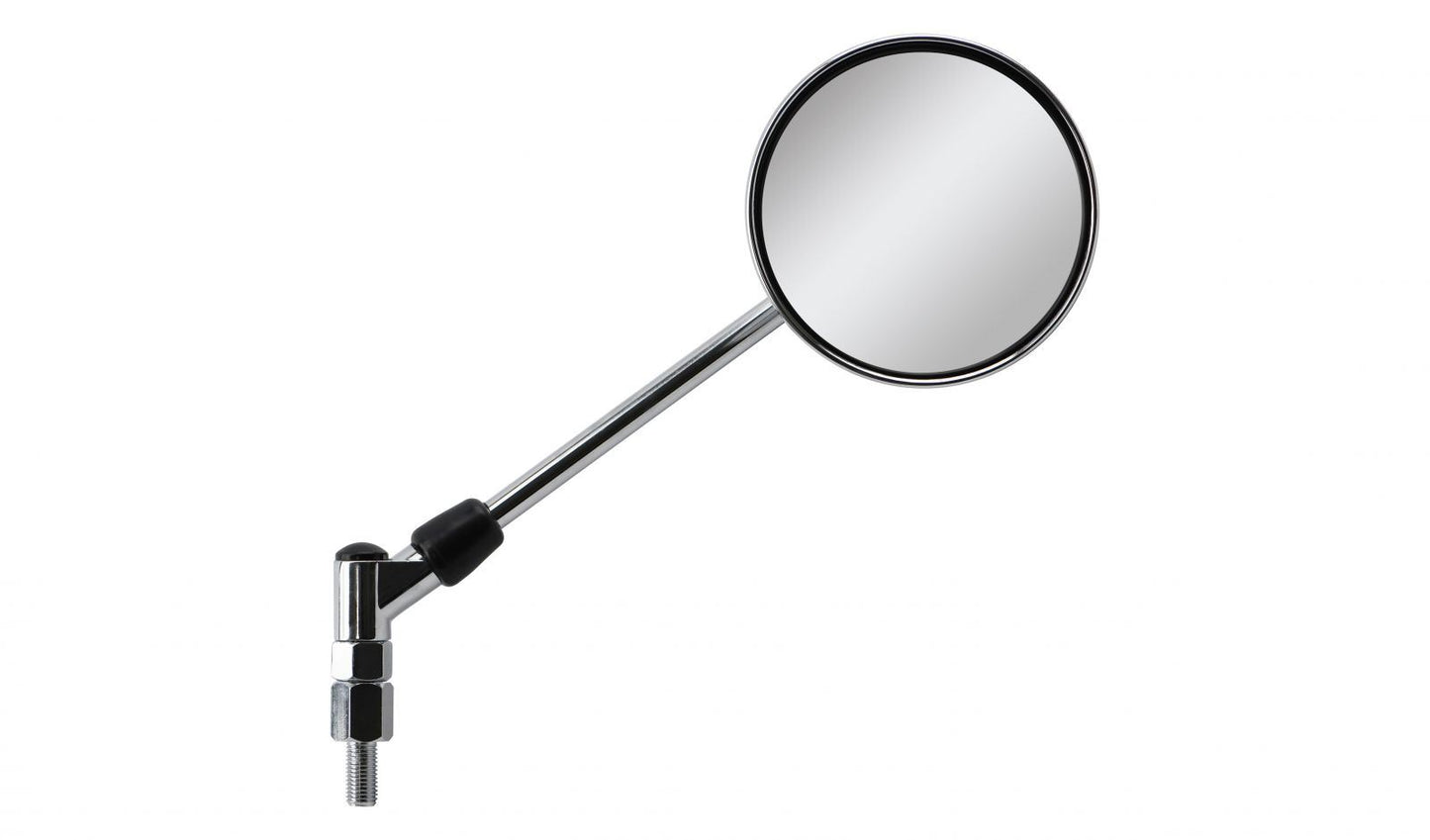 Mirror Right 8mm or 10mm Round Chrome Early Suzuki Type (E-Marked)