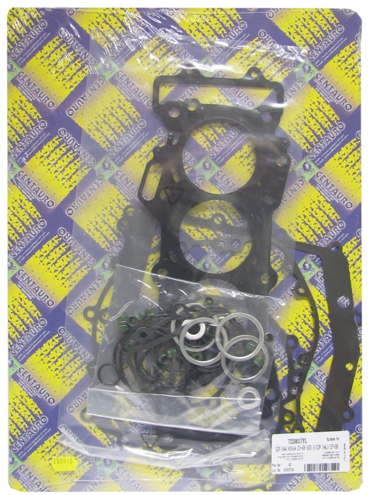 Centauro Full Gasket Set Kawasaki ZX-6R (ZX600P8F) 2007-2008
