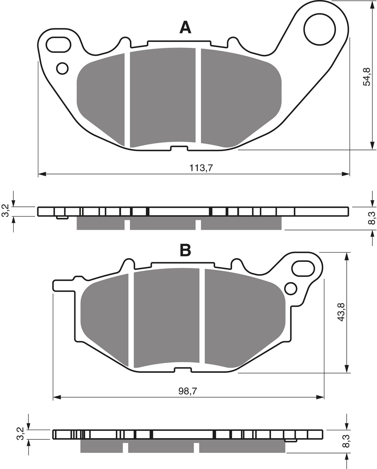 Goldfren Brake Pads AD369.FA663