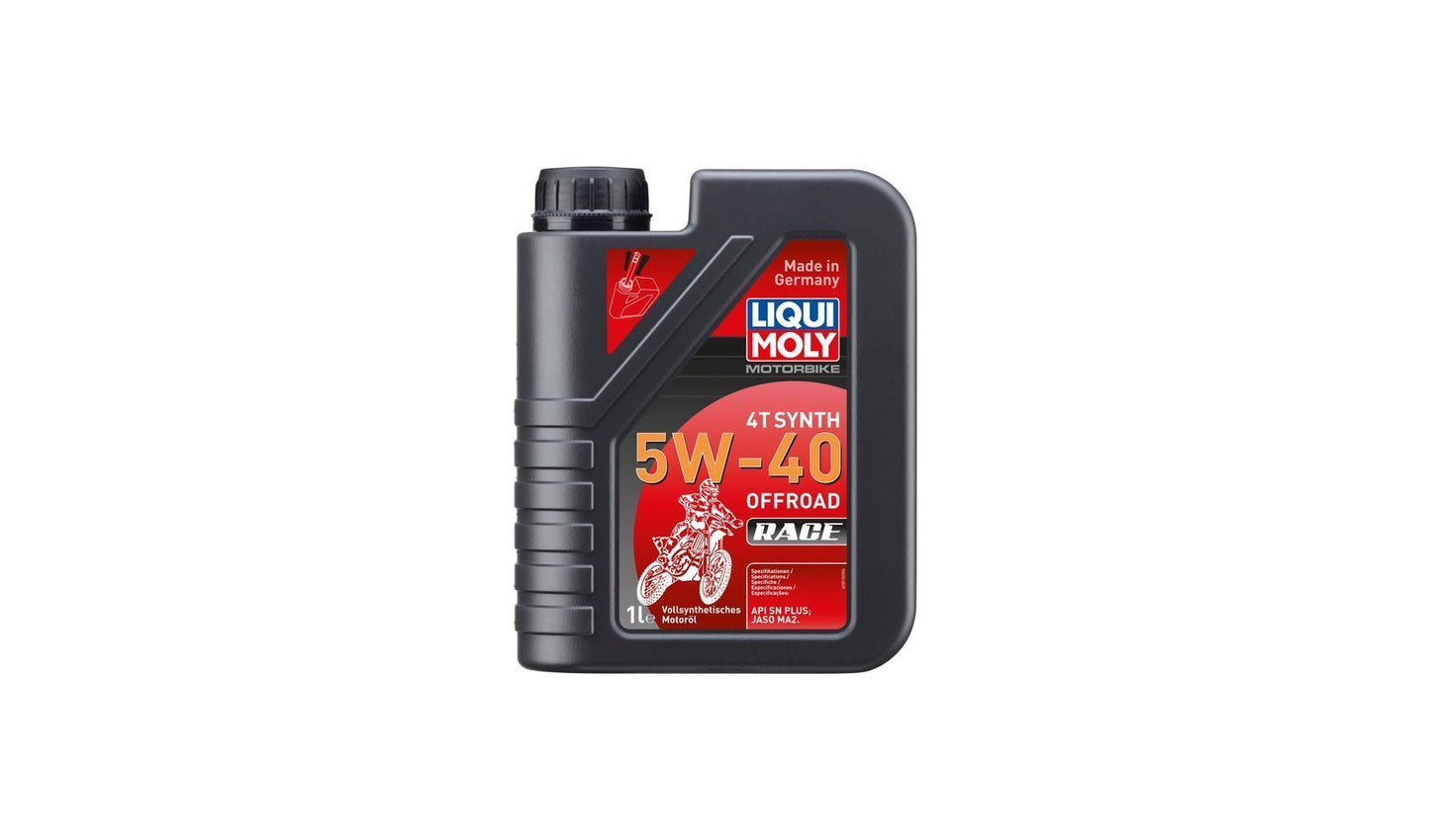 Liqui Moly 4T Motorbike Race 5w40 Off Road Fully Synthetic Oil 1 Litre
