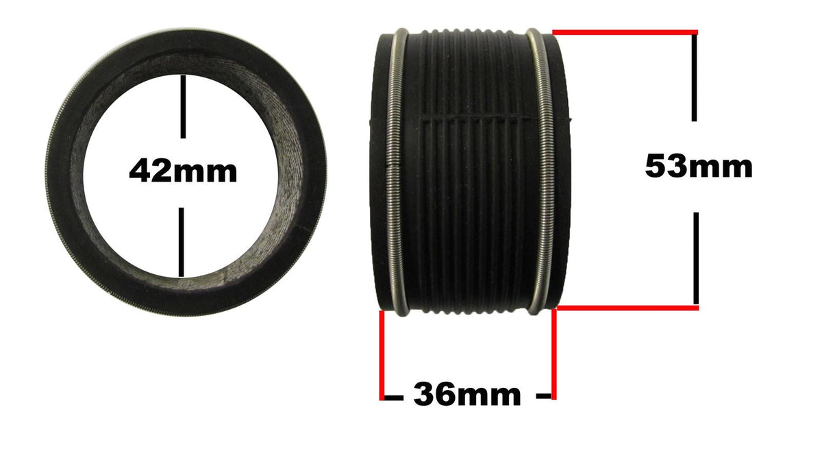 Exhaust Rubber Yamaha RD400 includes paper gasket joint (Each)