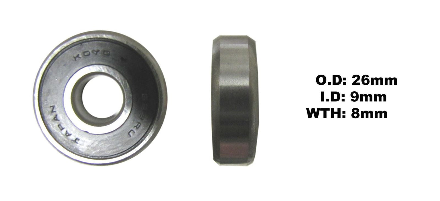 Bearing Koyo 629ZZ(I.D 9mm x O.D 26mm x W 8mm)