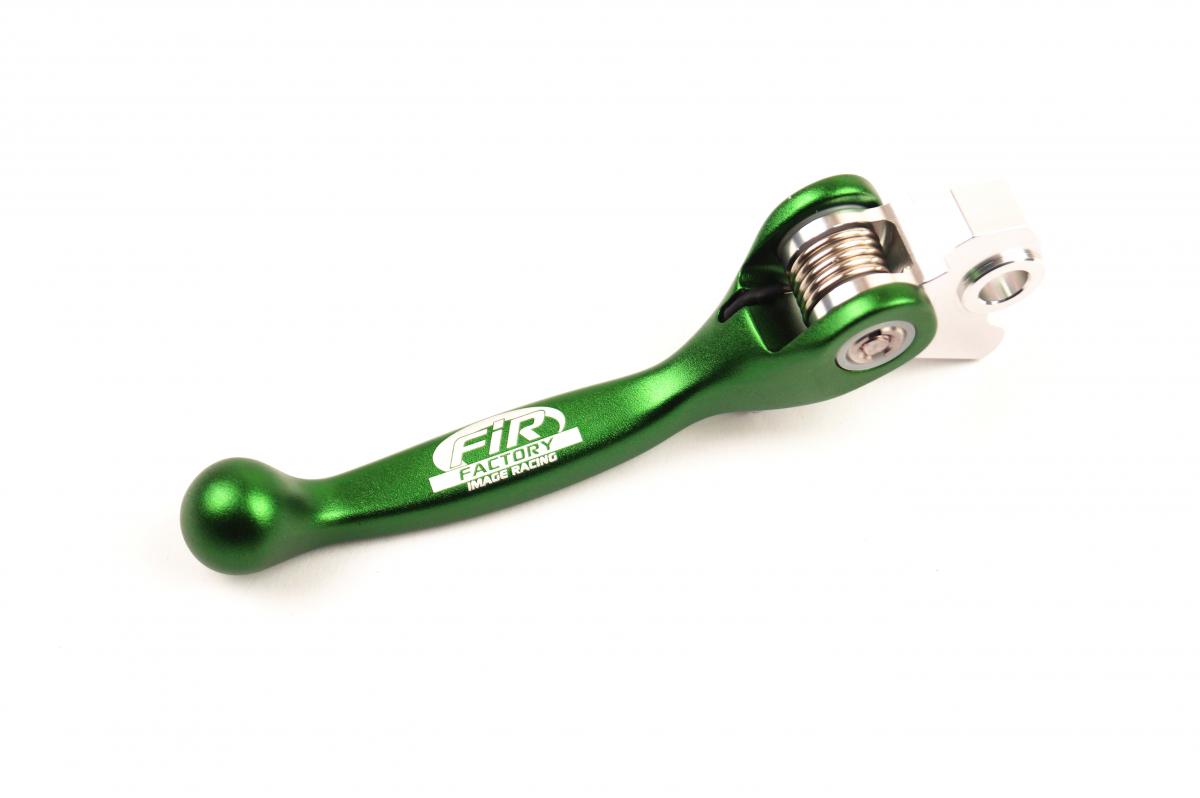 FIR H/D ULTI-FLEX LEVER YZ ,KX, RM, 65/85/125/250/450 FORGED GREEN, ACLB-384