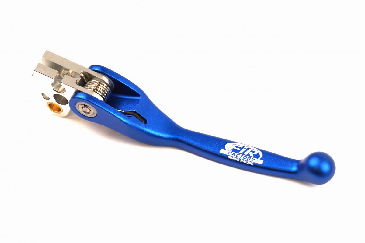 FIR H/D ULTI-FLEX LEVER YAM YZ/YZF, KAW KX/KXF, ALUMINUM BLUE, ACLC-384