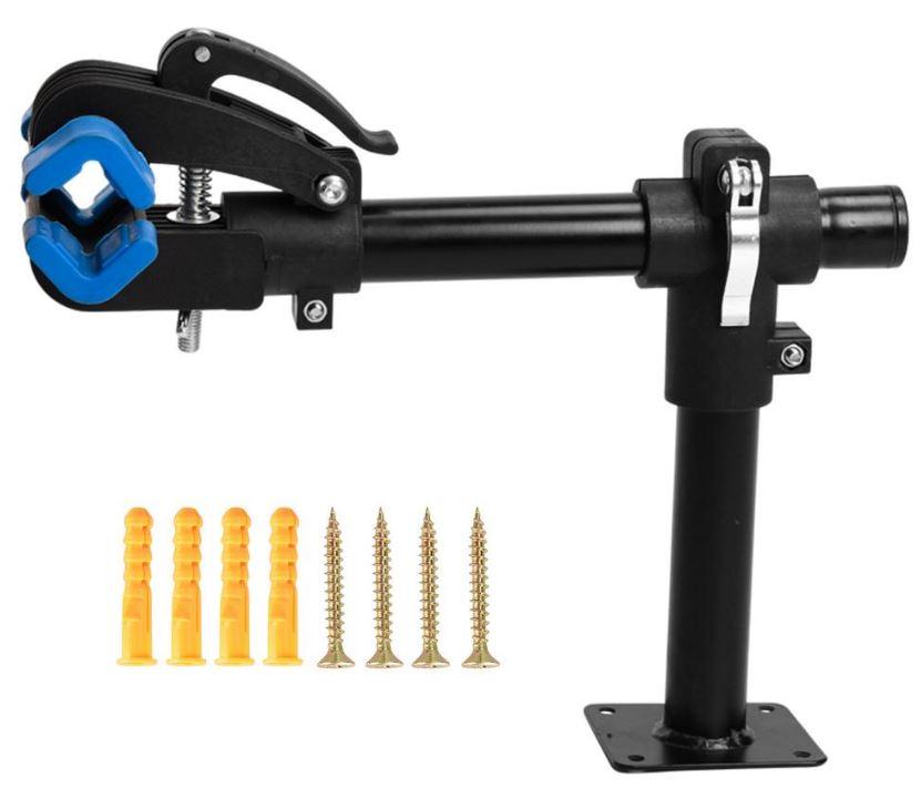 BENCH WALL MOUNTED BIKE HOLDER, WORKBENCH SHOCK SUSPENSION CLAMP