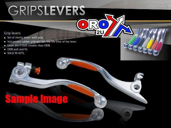 LEVER BLADE SET GRIP BLACK KX 94-96, WIRTZ 204-014 CLTUCH & BRAKE