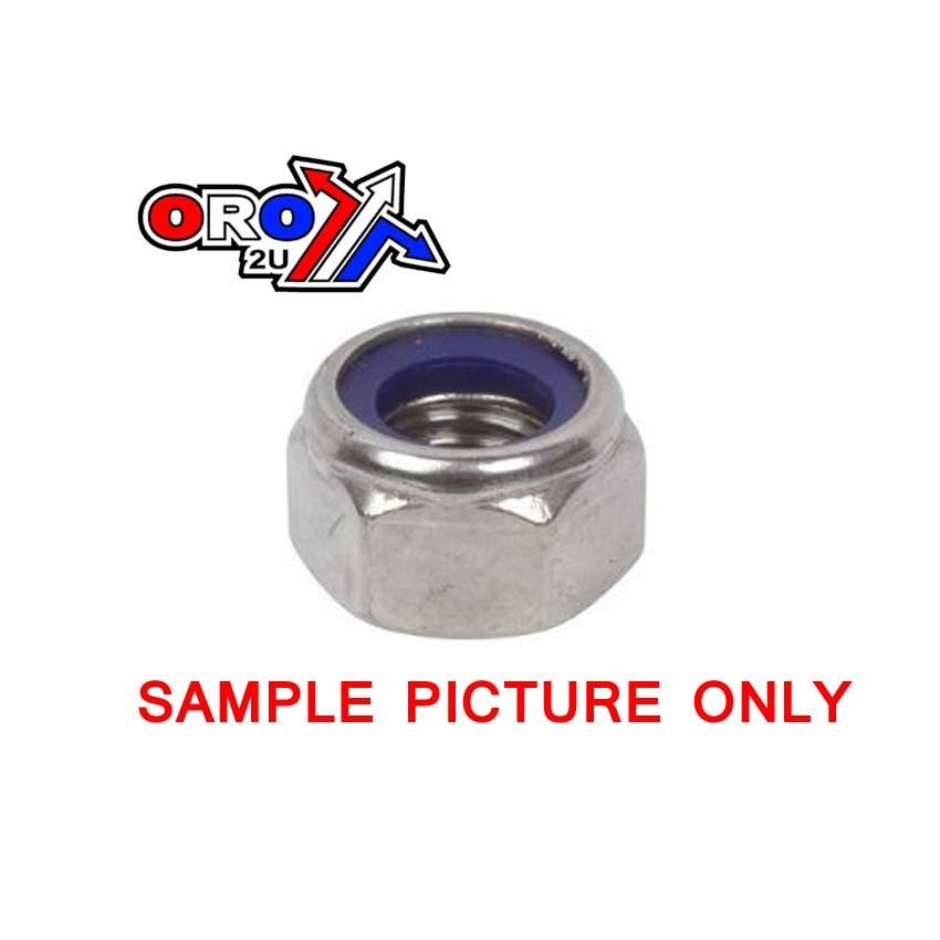 M12 NYLON LOCK NUT, REGULAR 14x19