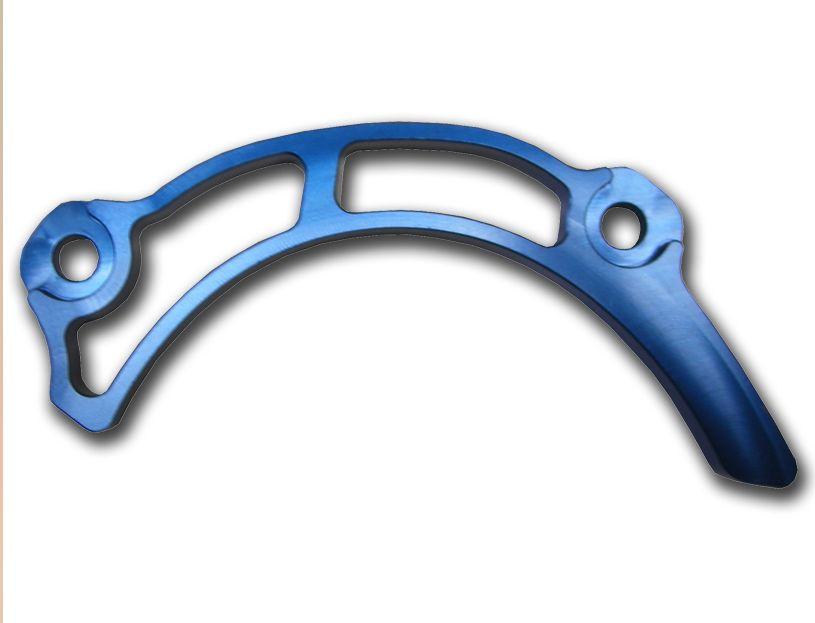 FRONT SPROCKET PROTECTION SUZUKI LT-R450, BLUE ALUMINIUM