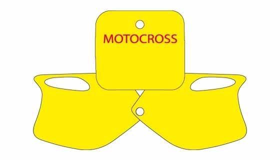 GREEN BACKGROUND KTM SX125/250/380 1998-1999