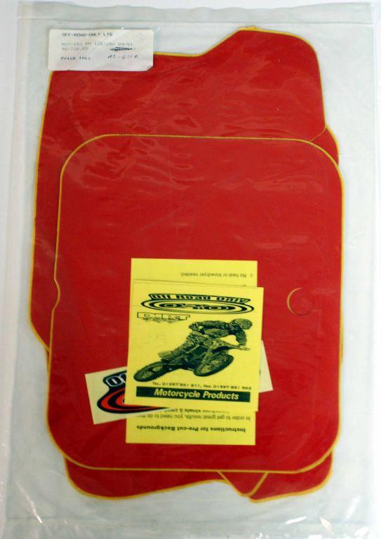 RED BACKGROUNDS SUZUKI RM125/250 1989-1991