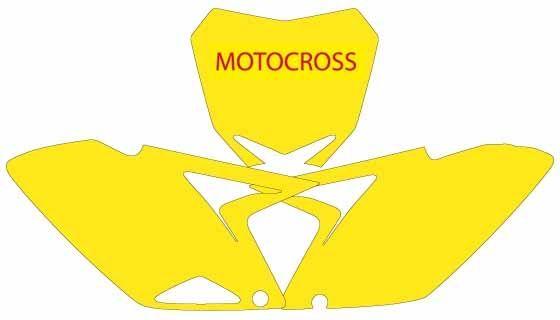 GREEN BACKGROUND SUZUKI RM-Z250 2010-2018