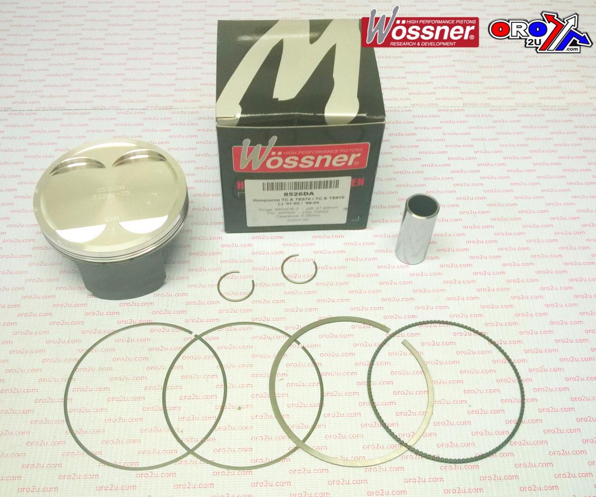 WOSSNER 97.95mm PISTON KIT B, HUSQVARNA TC/TE 610 99-04, TE/TC570 01-02