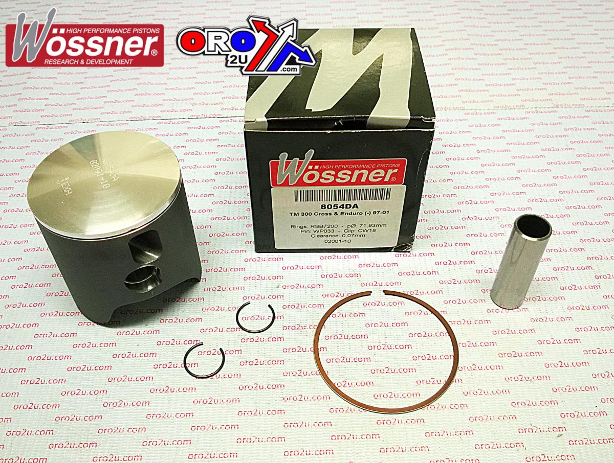 WOSSNER 71.95mm PISTON KIT C, ALL TM 300 2t 1997-2009