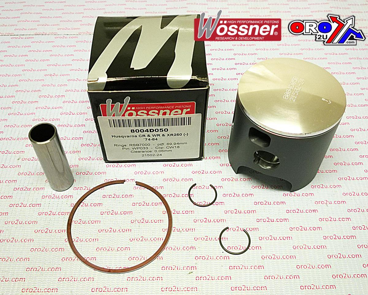 PISTON KIT HSQ 250 74-84 70.50 WOSSNER 8004D100 HUSQVARNA
