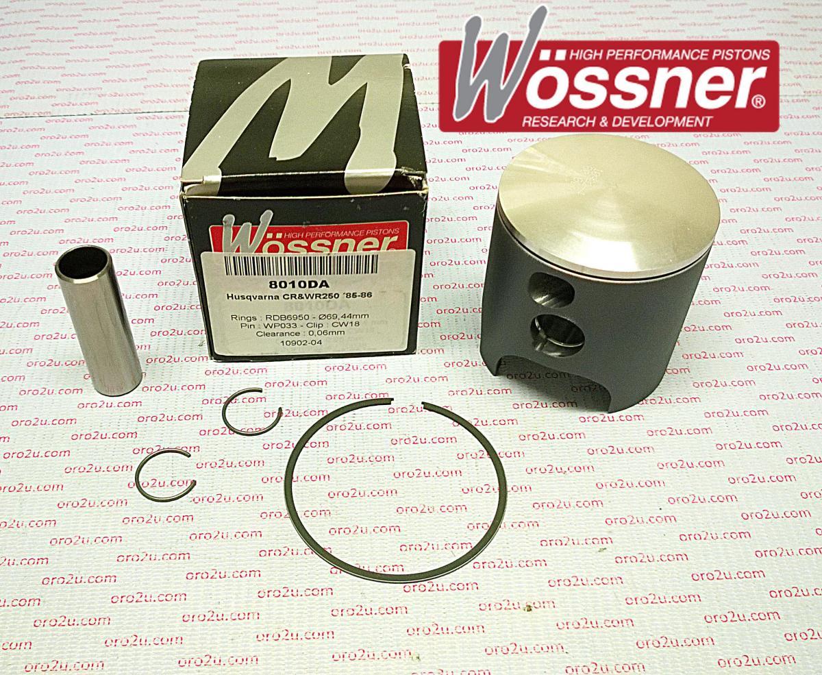 PISTON KIT HSQ 250 85-86 70.00 WOSSNER 8010D050 HUSQVARNA