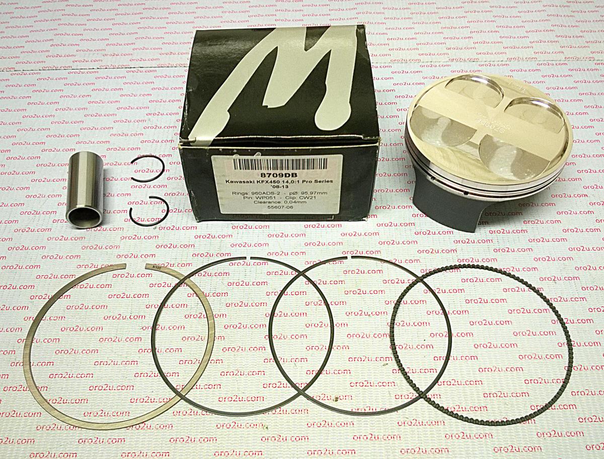 WOSSNER 96mm FORGED PISTON KIT A, KAWASAKI KFX450R 2008-2012