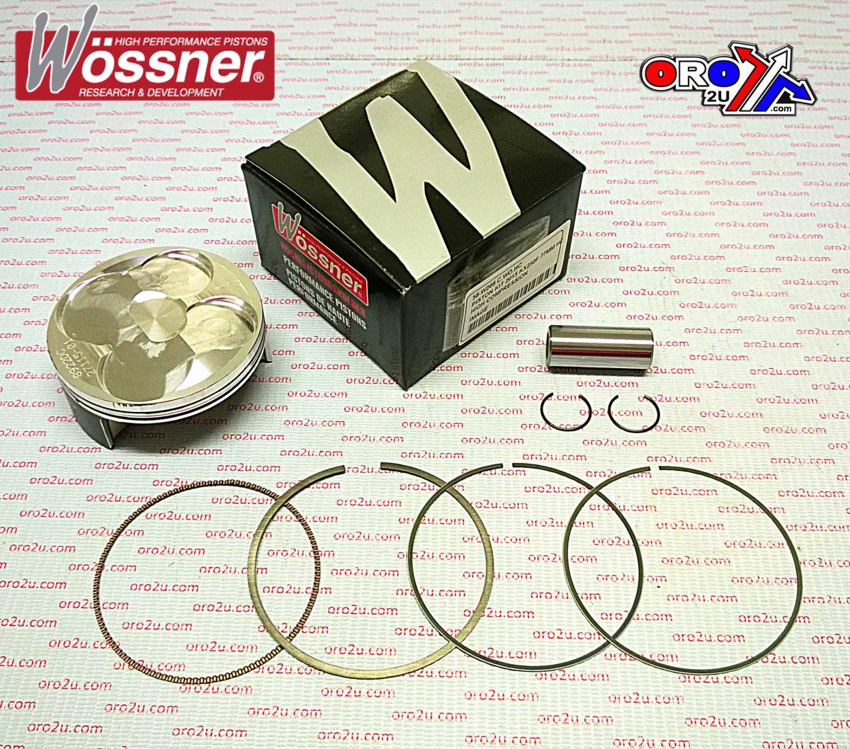 WOSSNER 77mm HC PISTON KIT A, KAWASAKI KX250F 2015-2016
