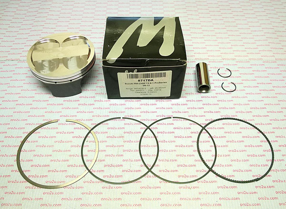 PISTON KIT 08-12 RMZ450 96 HC FORGED WOSSNER 8717DA