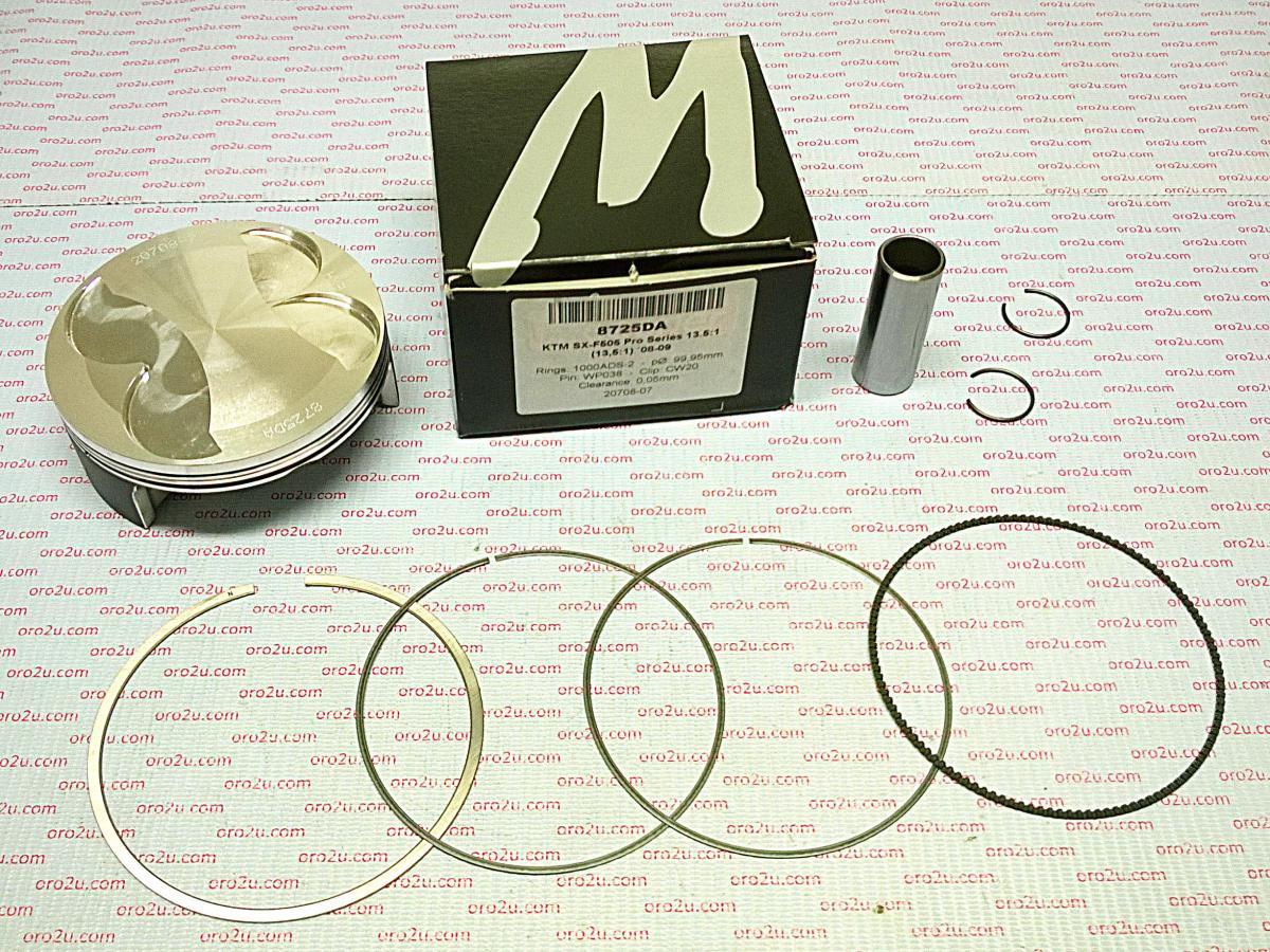 WOSSNER 100mm HC PISTON KIT KTM 505 SX-F 2007-2009
