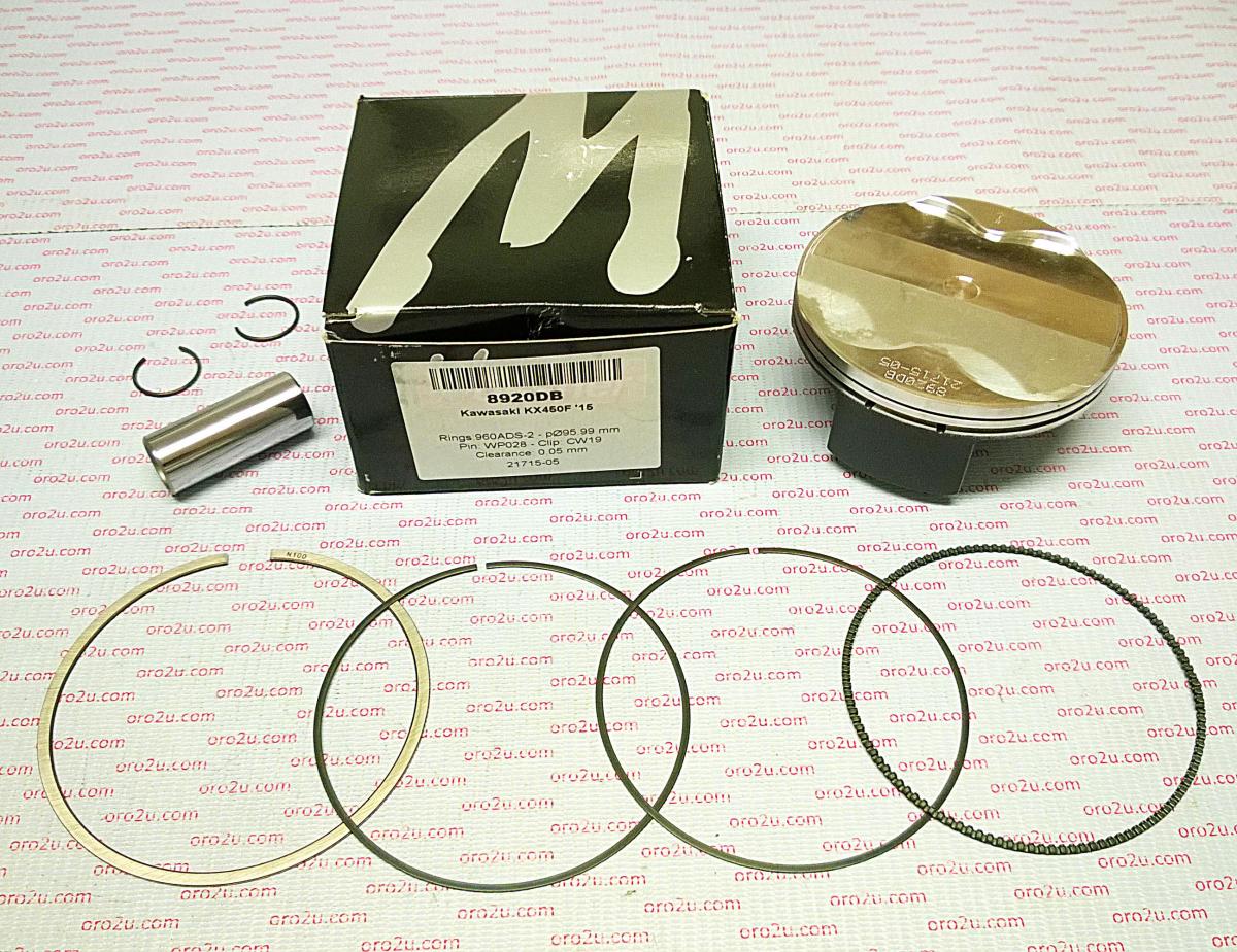 WOSSNER 96mm PISTON KIT B, KAWASAKI KX450F 2015
