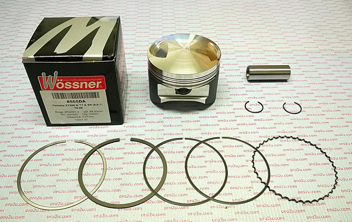 PISTON KIT XT TT SR 500 89.00 FORGED WOSSNER 8505D200