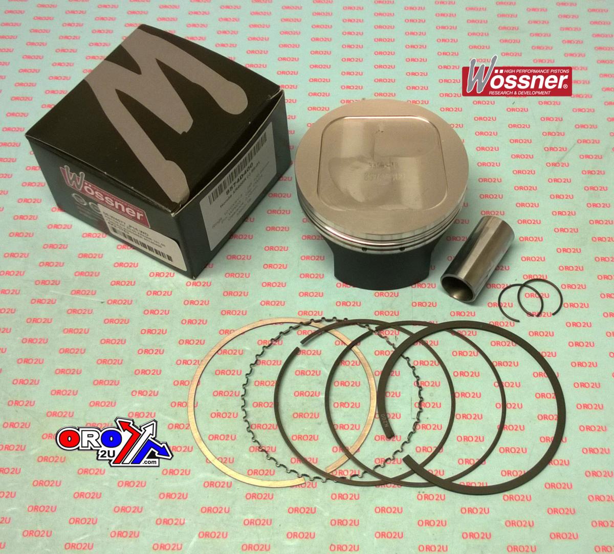 WOSSNER 102mm FORGED PISTON KIT B, HONDA XR600R 1985-2000